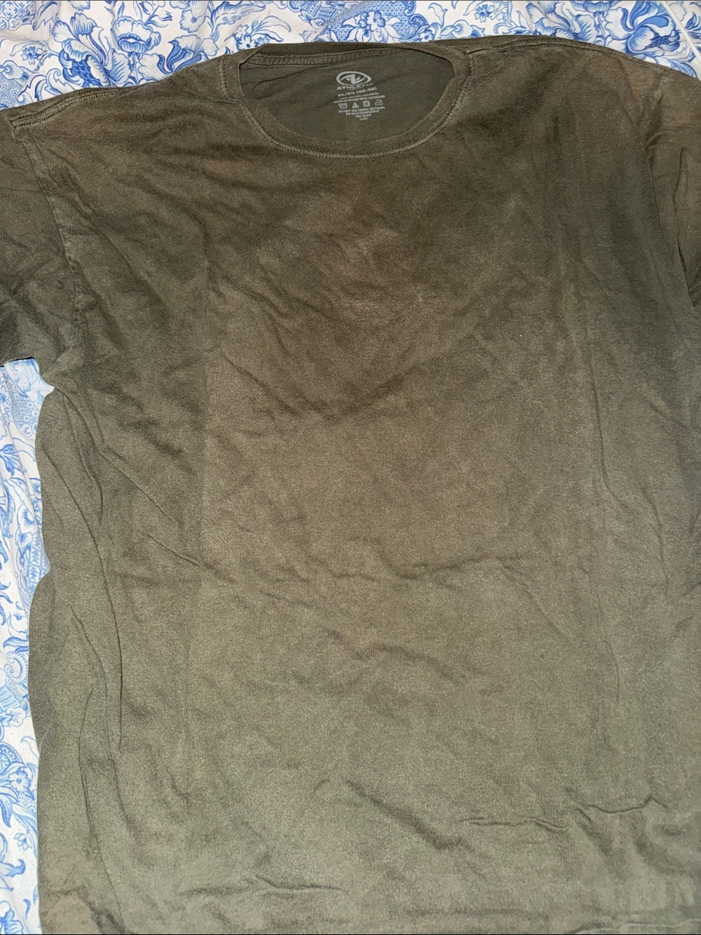 Avia Olive Crew Neck Short Sleeve Shirt